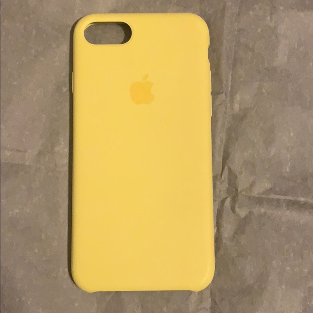 Yellow Apple case for iPhone 7/8